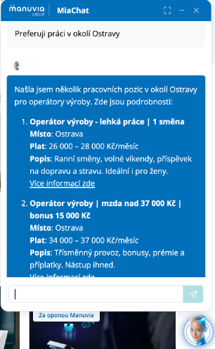 MIA: Naša AI náborová asistentka už pracuje naplno