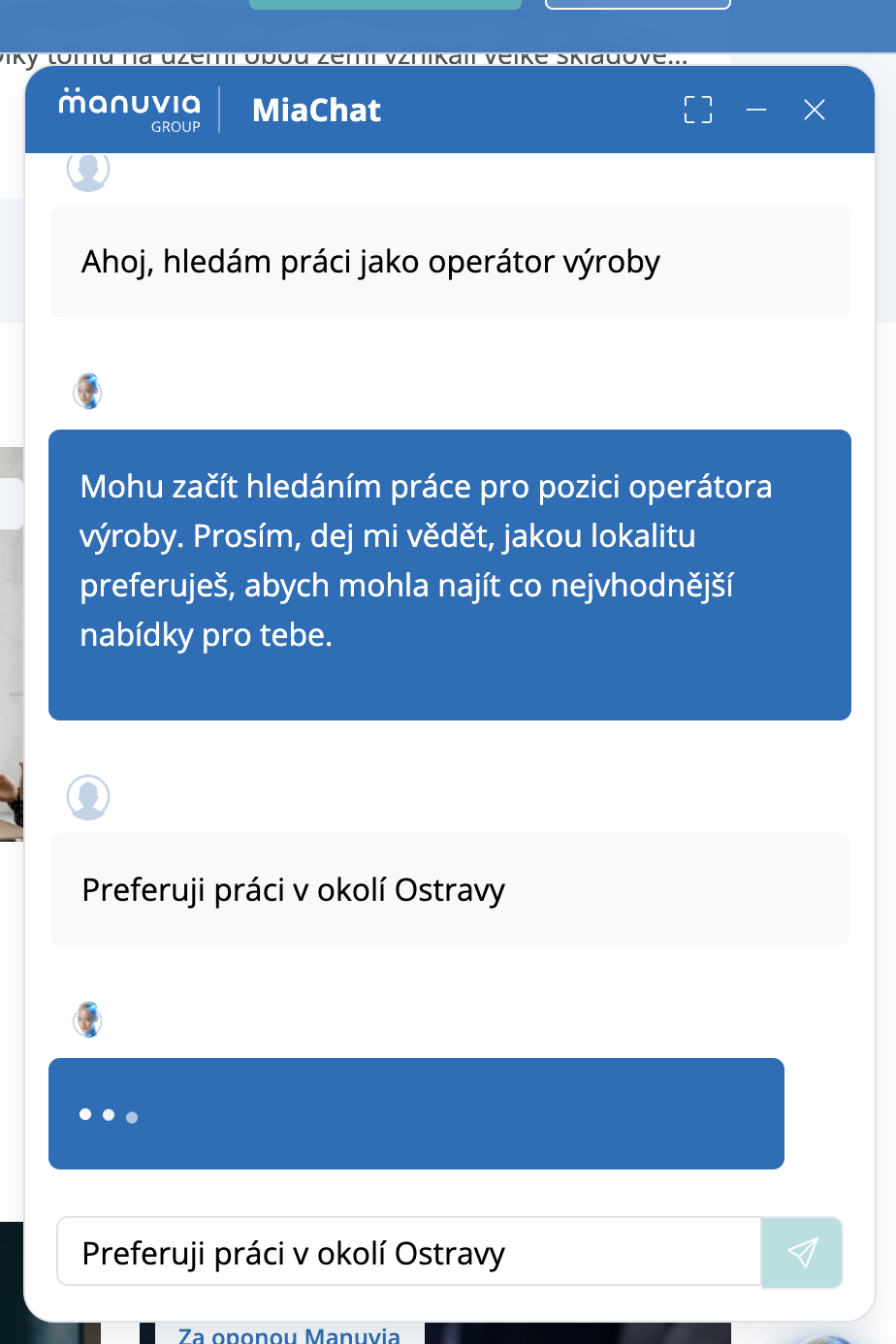 MIA: Naše AI náborová asistentka již pracuje naplno.